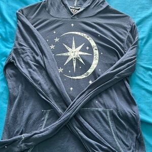 Modern Lux Ladies Lightweight Hoodie (see through)